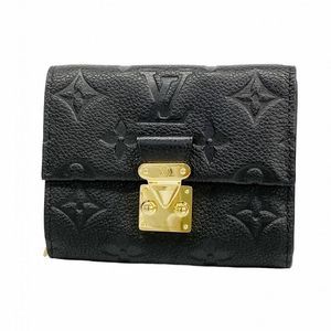 Louis Vuitton Monogram And Empreinte Portefeuille Metis Compact M80880 Noir